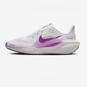 Nike(GS) Nike Air Zoom Pegasus 41 'White Hyper Violet' (Kids 5y or Women’s 6.5)